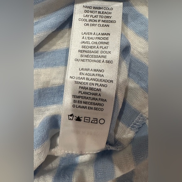 💜 FRAME RINGER ORGANIC LINEN STRIPE TANK TOP 💜 - Picture 7 of 7